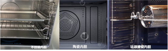 胆怎么选？ 蒸烤炸一体机选购攻略指南爱游戏爱体育不锈钢 陶瓷 珐琅搪瓷内(图1)