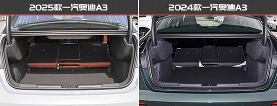 一汽奥迪A3新老款车型对比爱游戏app网站更具竞争力(图9)